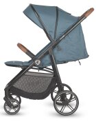 COCCOLLE Carucior sport Finley cu pliere automata pozitie de somn roti detasabile spatar reglabil centura de siguranta in 5 puncte extensibila cu ventilatie husa picioruse sarcina maxima 22 kg Ocean Blue
