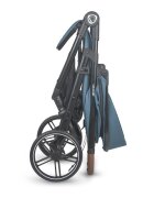 COCCOLLE Carucior sport Finley cu pliere automata pozitie de somn roti detasabile spatar reglabil centura de siguranta in 5 puncte extensibila cu ventilatie husa picioruse sarcina maxima 22 kg Ocean Blue
