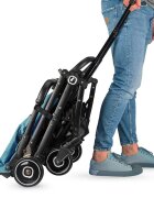 COCCOLLE Carucior sport tip troller Alla Pliere cu o singura mana Cadru aluminiu Copertina cu parasolar si sectiune mesh Spatar reglabil Cos cumparaturi Bara protectie Centuri in 5 puncte Suport pahar Greutate 5.6 kg