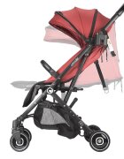 COCCOLLE Carucior sport tip troller Alla Pliere cu o singura mana Cadru aluminiu Copertina cu parasolar si sectiune mesh Spatar reglabil Cos cumparaturi Bara protectie Centuri in 5 puncte Suport pahar Greutate 5.6 kg