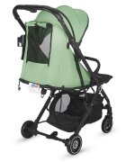 COCCOLLE Carucior sport tip troller Alla Pliere cu o singura mana Cadru aluminiu Copertina cu parasolar si sectiune mesh Spatar reglabil Cos cumparaturi Bara protectie Centuri in 5 puncte Suport pahar Greutate 5.6 kg