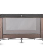 COCCOLLE Patut pliabil cu un singur nivel de inaltime Notte Geanta transport inclusa Dimenisune interioara 120x60 cm Ideal pentru calatorii Foarte compact la pliere Dessert Taupe