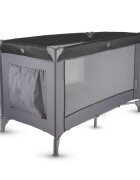 COCCOLLE Patut pliabil cu un singur nivel de inaltime Notte Geanta transport inclusa Dimenisune interioara 120x60 cm Ideal pentru calatorii Foarte compact la pliere Greystone