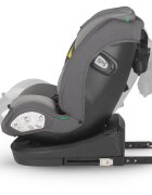 COCCOLLE Scaun auto cu Isofix Nyota Diamond Black 40-150 cm i-Size 4 pozitii inclinare Rotire 360 cu o singura mana Tetiera reglabila Husa detasabila Sistem antibasculare Top Tether Pozitie somn 0-12 ani