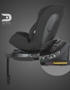 COCCOLLE Scaun auto iSize 40-150 cm Ario Midnight Black cu sistem isofix picior de fixare rotatie 360