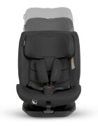 COCCOLLE Scaun auto iSize 40-150 cm Nobi Diamond Black cu Isofix pozitie somn Tetiera reglabila Rotativ Insert nou nascut