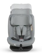 COCCOLLE Scaun auto iSize 40-150 cm Nobi Misty Grey cu Isofix pozitie somn Tetiera reglabila Rotativ Insert nou nascut