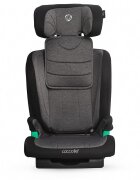 COCCOLLE Scaun auto iSize Isofix Eris 100-150 cm Tetiera si spatar reglabile Pozitie somn junior Cotiere confortabile Omologat R129 Bare isofix reglabile Greystone