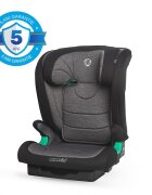 COCCOLLE Scaun auto iSize Isofix Eris 100-150 cm Tetiera si spatar reglabile Pozitie somn junior Cotiere confortabile Omologat R129 Bare isofix reglabile Greystone