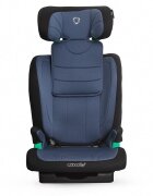 COCCOLLE Scaun auto iSize Isofix Eris 100-150 cm Tetiera si spatar reglabile Pozitie somn junior Cotiere confortabile Omologat R129 Bare isofix reglabile Rock Blue