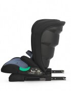 COCCOLLE Scaun auto iSize Isofix Eris 100-150 cm Tetiera si spatar reglabile Pozitie somn junior Cotiere confortabile Omologat R129 Bare isofix reglabile Rock Blue