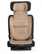 COCCOLLE Scaun auto iSize Isofix Eris 100-150 cm Tetiera si spatar reglabile Pozitie somn junior Cotiere confortabile Omologat R129 Bare isofix reglabile Sand Beige