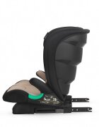 COCCOLLE Scaun auto iSize Isofix Eris 100-150 cm Tetiera si spatar reglabile Pozitie somn junior Cotiere confortabile Omologat R129 Bare isofix reglabile Sand Beige
