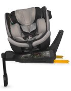 COCCOLLE Scaun auto iSize Mago Jet Black 40-150 cm isofix picior de fixare rotire 360 grade tetiera reglabila