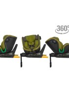 COCCOLLE Scaun auto iSize Mago Olive Khaki 40-150 cm isofix picior de fixare rotire 360 grade tetiera reglabila