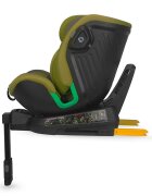 COCCOLLE Scaun auto iSize Mago Olive Khaki 40-150 cm isofix picior de fixare rotire 360 grade tetiera reglabila