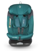 COCCOLLE Scaun auto rotativ cu Isofix Atira iSize R129 pentru copii de 40-150 cm sau 0-36 kg Top Tether Centuri in 5 puncte Pozitie de somn Tetiera reglabila Carcasa ranforsata metalic Cu spuma de memorie in 3 straturi