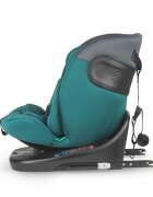 COCCOLLE Scaun auto rotativ cu Isofix Atira iSize R129 pentru copii de 40-150 cm sau 0-36 kg Top Tether Centuri in 5 puncte Pozitie de somn Tetiera reglabila Carcasa ranforsata metalic Cu spuma de memorie in 3 straturi