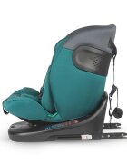 COCCOLLE Scaun auto rotativ cu Isofix Atira iSize R129 pentru copii de 40-150 cm sau 0-36 kg Top Tether Centuri in 5 puncte Pozitie de somn Tetiera reglabila Carcasa ranforsata metalic Cu spuma de memorie in 3 straturi