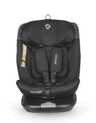 COCCOLLE Scaun auto rotativ cu Isofix Atira iSize R129 pentru copii de 40-150 cm sau 0-36 kg Top Tether Centuri in 5 puncte Pozitie de somn Tetiera reglabila Carcasa ranforsata metalic Cu spuma de memorie in 3 straturi