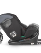 COCCOLLE Scaun auto rotativ cu Isofix Atira iSize R129 pentru copii de 40-150 cm sau 0-36 kg Top Tether Centuri in 5 puncte Pozitie de somn Tetiera reglabila Carcasa ranforsata metalic Cu spuma de memorie in 3 straturi