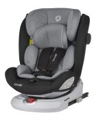 COCCOLLE Scaun auto rotativ cu isofix Lyra Greystone I-size 40-150 cm 0-12 ani omologat R129 Top Tether Pozitie somn Protectie impact lateral