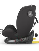 COCCOLLE Scaun auto rotativ cu Isofix Nova iSize 40-150 cm 0-12 ani omologat R129 Top Tether Insert nou nascut Tetiera reglabila Protectie impact lateral Pozitie de somn Diamond Black