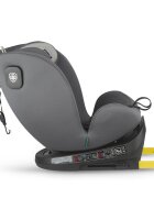 COCCOLLE Scaun auto rotativ cu Isofix Nova iSize 40-150 cm 0-12 ani omologat R129 Top Tether Insert nou nascut Tetiera reglabila Protectie impact lateral Pozitie de somn Moonlit Grey
