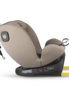 COCCOLLE Scaun auto rotativ cu Isofix Nova iSize 40-150 cm 0-12 ani omologat R129 Top Tether Insert nou nascut Tetiera reglabila Protectie impact lateral Pozitie de somn Sand Beige