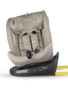 COCCOLLE Scaun auto rotativ cu Isofix Nova iSize 40-150 cm 0-12 ani omologat R129 Top Tether Insert nou nascut Tetiera reglabila Protectie impact lateral Pozitie de somn Sand Beige
