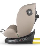 COCCOLLE Scaun auto rotativ cu Isofix Nova iSize 40-150 cm 0-12 ani omologat R129 Top Tether Insert nou nascut Tetiera reglabila Protectie impact lateral Pozitie de somn Sand Beige