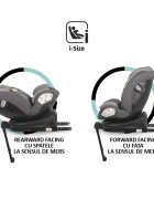 COCCOLLE Scaun auto rotativ cu Isofix Sidra iSize Premium Line Diamond black 40-150 cm0-12 ani4 pozitii de inclinareTetiera reglabilaPozitie somnHusa detasabilaSistem antibascularePicior de fixareOmologat R129
