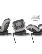 COCCOLLE Scaun auto rotativ cu Isofix Sidra iSize Premium Line Moonlit Grey 40-150 cm0-12 ani4 pozitii de inclinareTetiera reglabilaPozitie somnHusa detasabilaSistem antibascularePicior de fixareOmologat R129