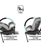 COCCOLLE Scaun auto rotativ cu Isofix Sidra iSize Premium Line Moonlit Grey 40-150 cm0-12 ani4 pozitii de inclinareTetiera reglabilaPozitie somnHusa detasabilaSistem antibascularePicior de fixareOmologat R129