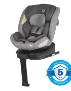 COCCOLLE Scaun auto rotativ cu Isofix Sidra iSize Premium Line Moonlit Grey 40-150 cm0-12 ani4 pozitii de inclinareTetiera reglabilaPozitie somnHusa detasabilaSistem antibascularePicior de fixareOmologat R129