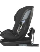 COCCOLLE Scaun auto rotativ iSize Velsa Jet Black cu isofix top-tether protectie la impact lateral reglabil