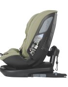 COCCOLLE Scaun auto rotativ iSize Velsa Moss Green cu isofix top-tether protectie la impact lateral reglabil