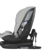COCCOLLE Scaun auto rotativ iSize Velsa Neutral Grey cu isofix top-tether protectie la impact lateral reglabil