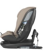 COCCOLLE Scaun auto rotativ iSize Velsa Taupe Brown cu isofix top-tether protectie la impact lateral reglabil