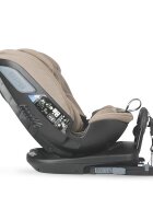 COCCOLLE Scaun auto rotativ iSize Velsa Taupe Brown cu isofix top-tether protectie la impact lateral reglabil
