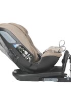 COCCOLLE Scaun auto rotativ iSize Velsa Taupe Brown cu isofix top-tether protectie la impact lateral reglabil