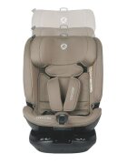 COCCOLLE Scaun auto rotativ iSize Velsa Taupe Brown cu isofix top-tether protectie la impact lateral reglabil
