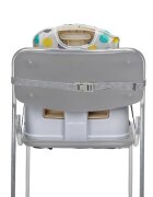 COCCOLLE Scaun de luat masa 2in1 pentru copii Ziti multifunctional Cu functie de inaltator Centuri in 5 puncte Spatar reglabil in 2 pozitii Tavita reglabila in 3 pozitii Dispozitiv anti-alunecare sub tavita pana la 15 k