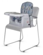 COCCOLLE Scaun de luat masa 2in1 pentru copii Ziti multifunctional Cu functie de inaltator Centuri in 5 puncte Spatar reglabil in 2 pozitii Tavita reglabila in 3 pozitii Dispozitiv anti-alunecare sub tavita pana la 15 k