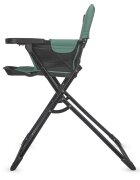 COCCOLLE Scaun de masa pentru copii Miso Tavita detasabila Pliabil la buton Sezut cu spatiu generos Material lavabil Pana la 15 kg Emerald Green