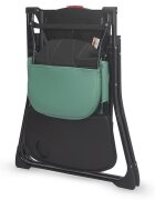 COCCOLLE Scaun de masa pentru copii Miso Tavita detasabila Pliabil la buton Sezut cu spatiu generos Material lavabil Pana la 15 kg Emerald Green
