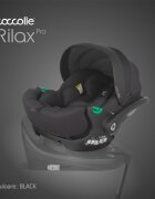 COCCOLLE Scoica auto iSize Rilax Black cu tetiera ajustabila