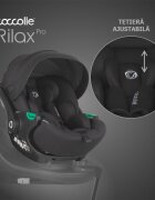 COCCOLLE Scoica auto iSize Rilax Black cu tetiera ajustabila