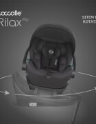 COCCOLLE Scoica auto iSize Rilax Black cu tetiera ajustabila
