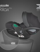 COCCOLLE Scoica auto iSize Rilax Black cu tetiera ajustabila